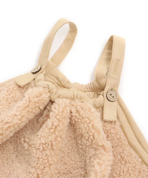 リメイクサロペットエプロン&ニット帽&ポシェット リメイクサロペット