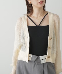 FREE'S MART | ◆シアーモヘアライクショート丈カーディガン(カーディガン/ボレロ)