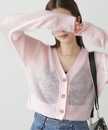 FREE'S MART | ◆シアーモヘアライクショート丈カーディガン(カーディガン/ボレロ)