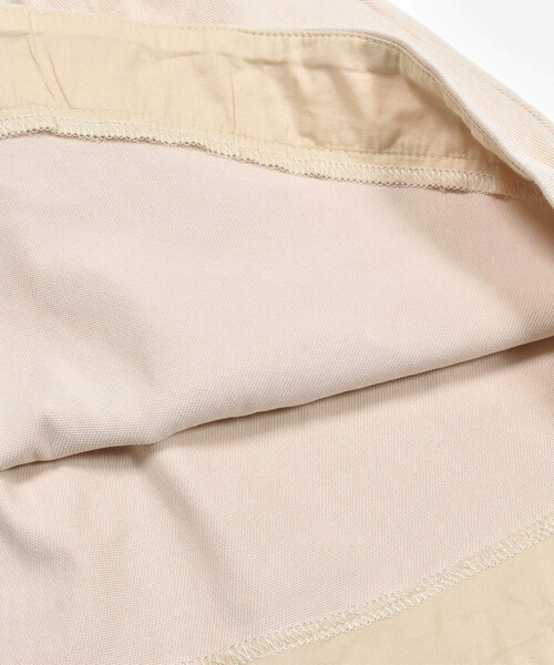 Noeil aime BeBe(ノイユエイムベベ)の「ニットデニムジャンパースカート(80~130cm)(ジャンパースカート・キッズ・ネイビー/ベージュ・110cm/120cm/90cm/100cm/130cm)」の7枚目の写真