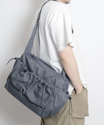【recomend selection/セレクト】quadruple pocket drawstring bag 4つの巾着ポケットショルダーバッグ