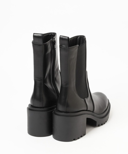 Andemiu（アンデミュウ）の「ヒールサイドゴアブーツ977472（ブーツ・レディース・ブラック・LARGE/MEDIUM/SMALL）」の7枚目の写真