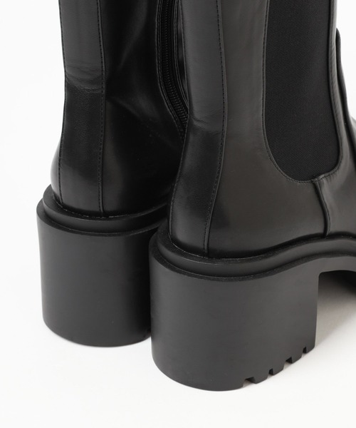 Andemiu（アンデミュウ）の「ヒールサイドゴアブーツ977472（ブーツ・レディース・ブラック・LARGE/MEDIUM/SMALL）」の8枚目の写真