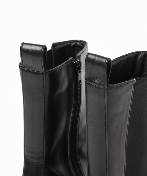 Andemiu（アンデミュウ）の「ヒールサイドゴアブーツ977472（ブーツ・レディース・ブラック・LARGE/MEDIUM/SMALL）」の11枚目の写真