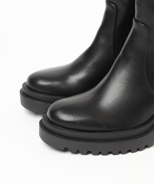 Andemiu（アンデミュウ）の「ヒールサイドゴアブーツ977472（ブーツ・レディース・ブラック・LARGE/MEDIUM/SMALL）」の14枚目の写真