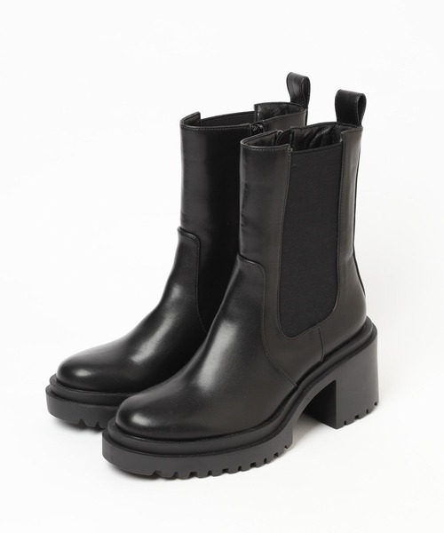 Andemiu（アンデミュウ）の「ヒールサイドゴアブーツ977472（ブーツ・レディース・ブラック・LARGE/MEDIUM/SMALL）」の18枚目の写真