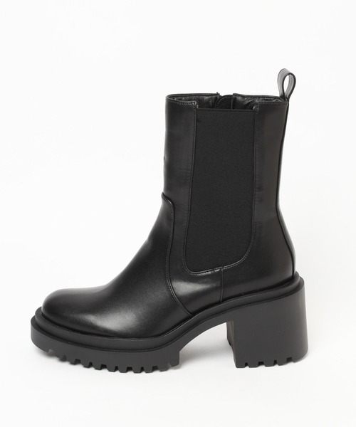 Andemiu（アンデミュウ）の「ヒールサイドゴアブーツ977472（ブーツ・レディース・ブラック・LARGE/MEDIUM/SMALL）」の19枚目の写真