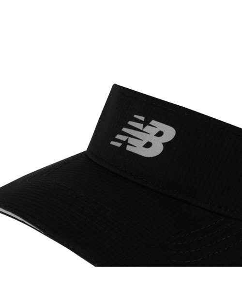 NEW BALANCE(ニューバランス)の「NB パフォーマンス サンバイザー(サンバイザー・メンズ・ブラック/ホワイト・ONE SIZE)」の5枚目の写真