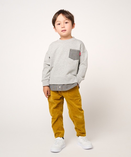 Moujonjon(ムージョンジョン)の「コーデュロイテーパードパンツ(その他パンツ・キッズ・ネイビー/マスタード・90/100/140/110/120/130)」の17枚目の写真