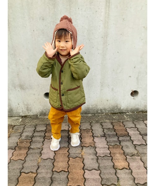 Moujonjon(ムージョンジョン)の「コーデュロイテーパードパンツ(その他パンツ・キッズ・ネイビー/マスタード・90/100/140/110/120/130)」の5枚目の写真