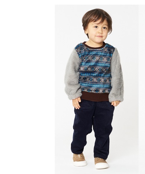 Moujonjon(ムージョンジョン)の「コーデュロイテーパードパンツ(その他パンツ・キッズ・ネイビー/マスタード・90/100/140/110/120/130)」の10枚目の写真