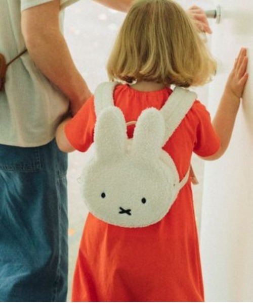 studio CLIP(スタディオクリップ)の「キッズ ボアリュック【Dick Brunaコラボ】(バックパック/リュック・レディース・アイボリー/ブラウン・FREE)」の2枚目の写真