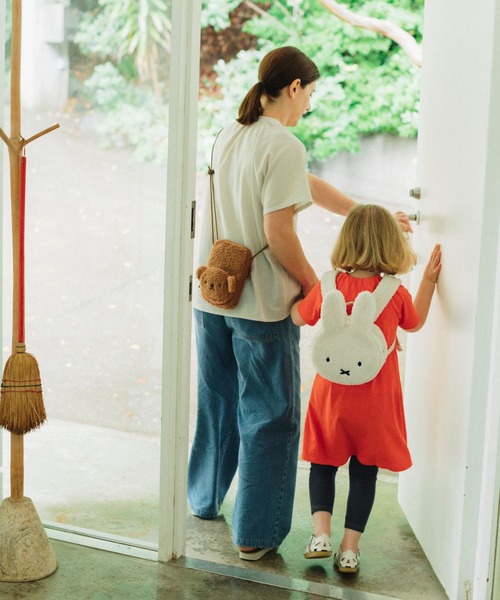 studio CLIP(スタディオクリップ)の「キッズ ボアリュック【Dick Brunaコラボ】(バックパック/リュック・レディース・アイボリー/ブラウン・FREE)」の3枚目の写真