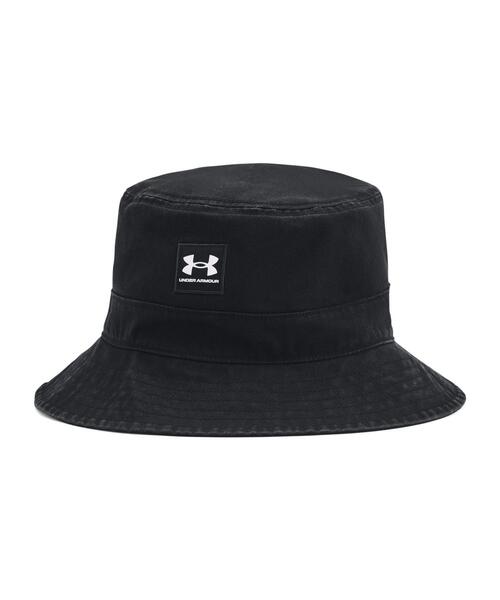 UNDER ARMOUR(アンダーアーマー)の「UAスポーツスタイル バケットハット(トレーニング/メンズ)(キャップ・メンズ・ブラック・M-L)」の1枚目の写真