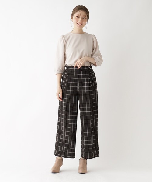 index(インデックス)の「◆異素材ボリュームスリーブトップス/シアー【洗濯機洗い可】(Tシャツ/カットソー・レディース・オフホワイト/ライトグレー/ライトグリーン/チャコールグレー/ブラック・42/38/40/36)」の15枚目の写真