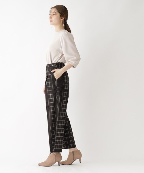 index(インデックス)の「◆異素材ボリュームスリーブトップス/シアー【洗濯機洗い可】(Tシャツ/カットソー・レディース・オフホワイト/ライトグレー/ライトグリーン/チャコールグレー/ブラック・42/38/40/36)」の16枚目の写真