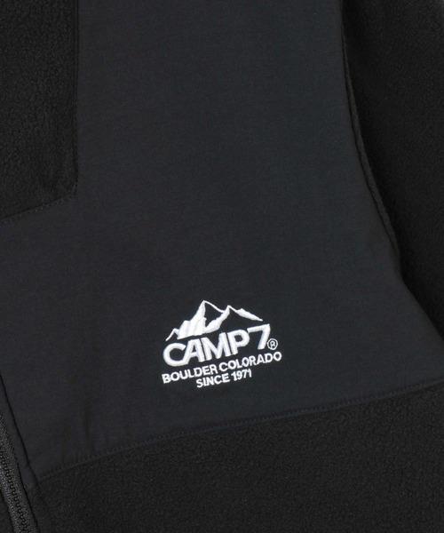 CAMP7（キャンプセブン）の「【CAMP7】「EAZYP」スタンドフリースジャケット（ブルゾン・キッズ・ブラック/グリーン・110/120/150/160/140/130）」の13枚目の写真