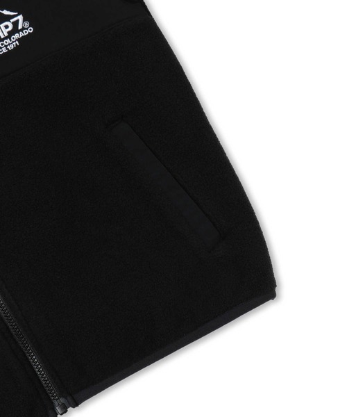 CAMP7（キャンプセブン）の「【CAMP7】「EAZYP」スタンドフリースジャケット（ブルゾン・キッズ・ブラック/グリーン・110/120/150/160/140/130）」の14枚目の写真