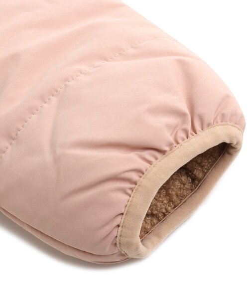 apres les cours（アプレレクール）の「【WEB限定・2way】リバーシブルアウター（ダウンジャケット/コート・キッズ・ベージュ/ピンク/ブラック・110/80/130/140/90/100/120）」の17枚目の写真