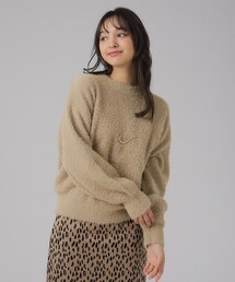 Cutie Blonde | ◆大人上品 ラメフェザーニット(ニット/セーター)