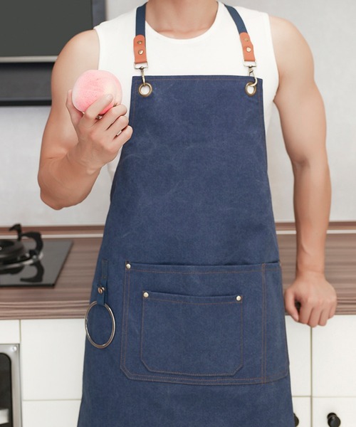 MAISON DE THERESE（メゾン ド テレーズ）の「ツールボックス ワークエプロン 男女兼用（エプロン・レディース・ブラウン/ネイビー/Off White/ブラック/グレー・FREE）」の19枚目の写真