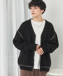 WEGO | WEGO/【2023年秋冬新作】ハンドステッチモヘアライクカーディガン(カーディガン/ボレロ)