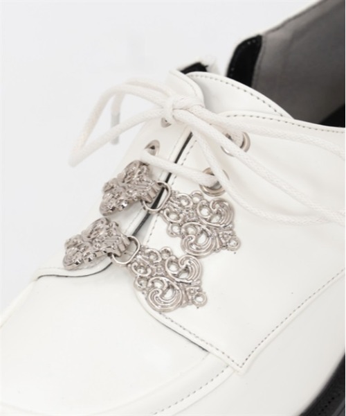 axes femme(アクシーズファム)の「チャイナ風モチーフシューズ(パンプス・レディース・ブラック/ホワイト・MEDIUM/LARGE)」の21枚目の写真