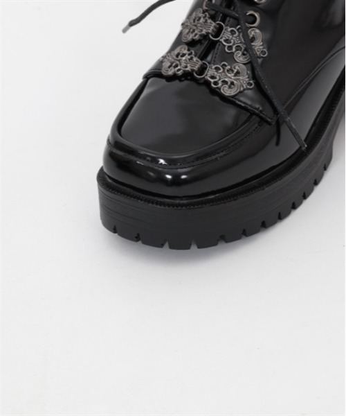 axes femme(アクシーズファム)の「チャイナ風モチーフシューズ(パンプス・レディース・ブラック/ホワイト・MEDIUM/LARGE)」の9枚目の写真