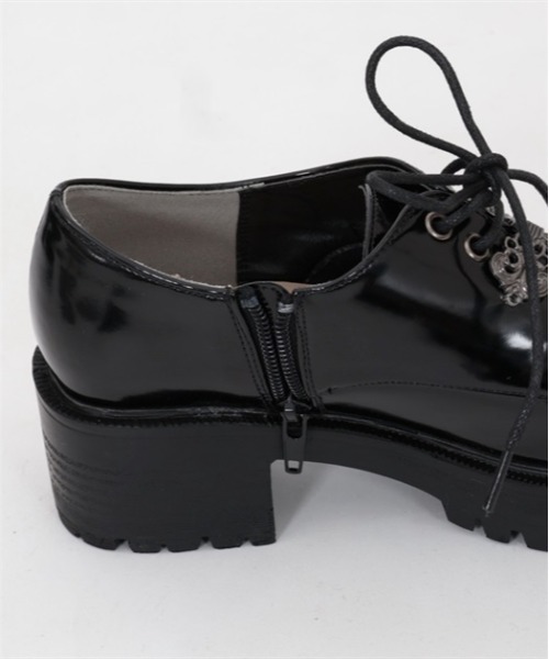 axes femme(アクシーズファム)の「チャイナ風モチーフシューズ(パンプス・レディース・ブラック/ホワイト・MEDIUM/LARGE)」の12枚目の写真