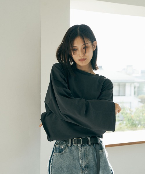 marjour（マージュール）の「SLIM BUCKLE LONG BELT（ベルト・レディース・ブラック/ブラウン・FREE）」の17枚目の写真