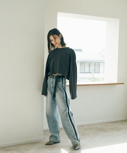 marjour（マージュール）の「SLIM BUCKLE LONG BELT（ベルト・レディース・ブラック/ブラウン・FREE）」の20枚目の写真