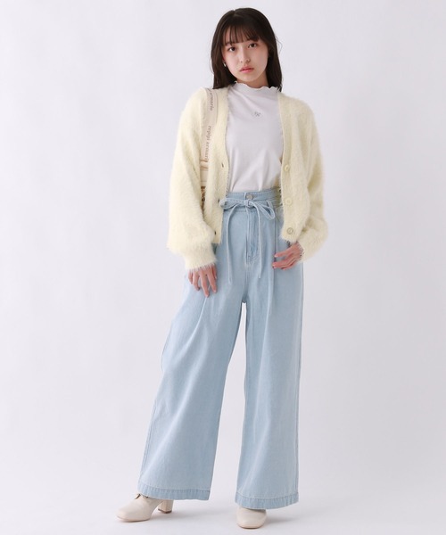 repipi armario(レピピ アルマリオ)の「シャギーショートカーデ(カーディガン/ボレロ・キッズ・ピンク/ブルー/イエロー・SMALL/MEDIUM/LARGE)」の6枚目の写真
