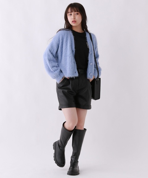 repipi armario(レピピ アルマリオ)の「シャギーショートカーデ(カーディガン/ボレロ・キッズ・ピンク/ブルー/イエロー・SMALL/MEDIUM/LARGE)」の7枚目の写真
