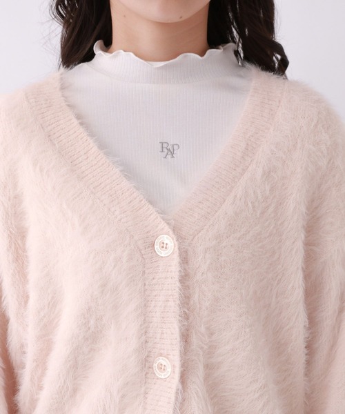 repipi armario(レピピ アルマリオ)の「シャギーショートカーデ(カーディガン/ボレロ・キッズ・ピンク/ブルー/イエロー・SMALL/MEDIUM/LARGE)」の11枚目の写真
