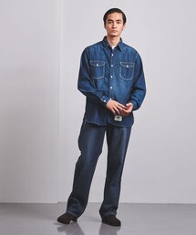 LEE X SCYE for UNITED ARROWS デニムワークシャツ M DSC03235.jpg