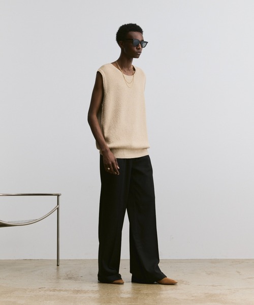 新品　セオリー コットンニットベスト　ノースリーブ Theory luxe - セオリーリュクス 23AW Fulton Juri コットン