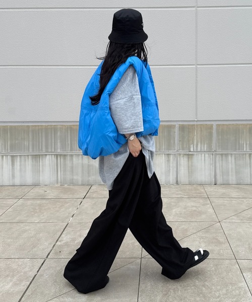 egg down vest / エッグショートダウンベスト　黒　BLACK egg down vest / black （パーフェクトシルエットダウンコート