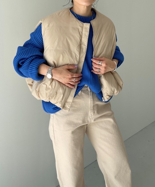 セール】egg down vest / エッグショートダウンベスト（ダウンベスト