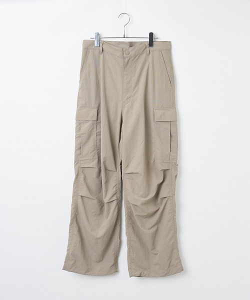 WEGO（ウィゴー）の「WEGO/ナイロンカーゴパンツ（カーゴパンツ・メンズ・ブラック/ベージュ/カーキ/ライトグレー/その他1/その他2・LARGE/MEDIUM）」の8枚目の写真