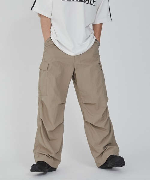 WEGO（ウィゴー）の「WEGO/ナイロンカーゴパンツ（カーゴパンツ・メンズ・ブラック/ベージュ/カーキ/ライトグレー/その他1/その他2・LARGE/MEDIUM）」の21枚目の写真