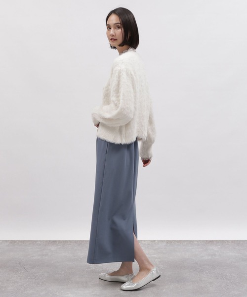 LAKOLE（ラコレ）の「サス付ジョーゼットスカート / 996026（スカート・レディース・オフホワイト/ブラック/ライトブルー・SMALL/MEDIUM）」の12枚目の写真