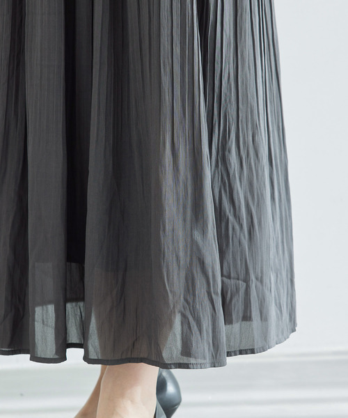 ROPE' PICNIC(ロペピクニック)の「シアーナチュラルヨウリュウベアキャミOP(ワンピース・レディース・ベージュ/チャコールグレー・38)」の21枚目の写真