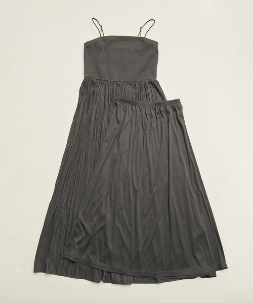 ROPE' PICNIC(ロペピクニック)の「シアーナチュラルヨウリュウベアキャミOP(ワンピース・レディース・ベージュ/チャコールグレー・38)」の22枚目の写真