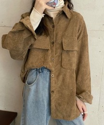 コーデュロイオーバーシャツ