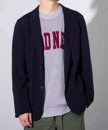 【GLOSTER/グロスター】NAVY BLAZER ネイビーブレザー 紺ブレ 金ボタン シングル 2B