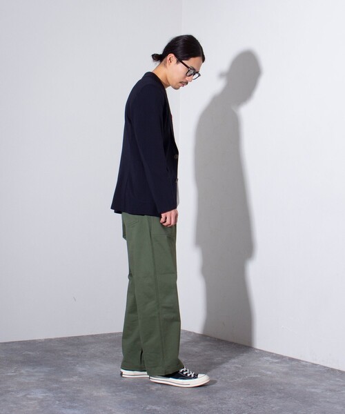 GLOSTER（グロスター）の「【GLOSTER/グロスター】NAVY BLAZER ネイビーブレザー 紺ブレ 金ボタン シングル 2B（テーラードジャケット・メンズ・ネイビー・S/M/L）」の3枚目の写真