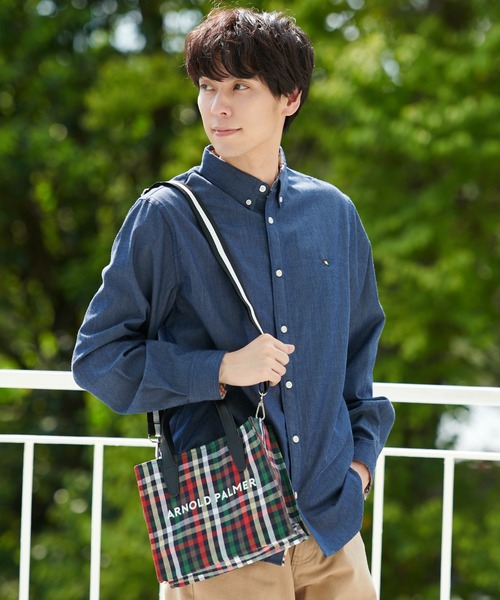 Arnold Palmer(アーノルドパーマー)の「2WAY シェア コンパクト トート(トートバッグ・レディース・ネイビー/ベージュ/ブラック/アイボリー/グレイッシュベージュ/カーキ/ライトブルー/インディゴブルー・F)」の7枚目の写真