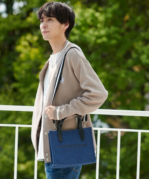 Arnold Palmer(アーノルドパーマー)の「2WAY シェア コンパクト トート(トートバッグ・レディース・ネイビー/ベージュ/ブラック/アイボリー/グレイッシュベージュ/カーキ/ライトブルー/インディゴブルー・F)」の8枚目の写真