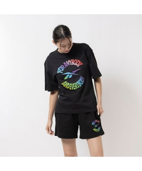 Reebok(リーボック)の「ユニティー フォー エニーボディ Tシャツ / UNITY FOR ANY BODY TEE(Tシャツ/カットソー・メンズ・ブラック/ホワイト・LARGE/MEDIUM/SMALL/XX-LARGE/X-LARGE)」の6枚目の写真