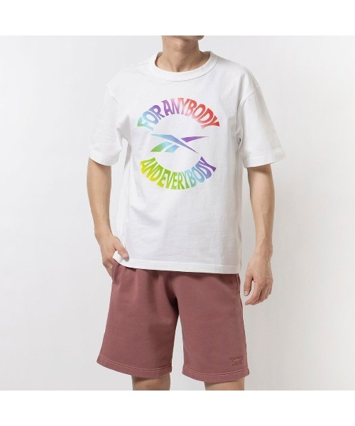 Reebok(リーボック)の「ユニティー フォー エニーボディ Tシャツ / UNITY FOR ANY BODY TEE(Tシャツ/カットソー・メンズ・ブラック/ホワイト・LARGE/MEDIUM/SMALL/XX-LARGE/X-LARGE)」の10枚目の写真